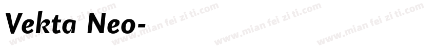 Vekta Neo字体转换